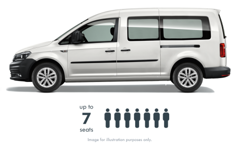 Volkswagen Caddy 7 seater