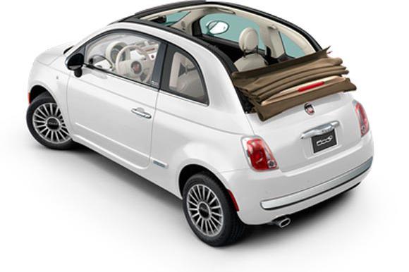 Fiat 500 cabrio or similar